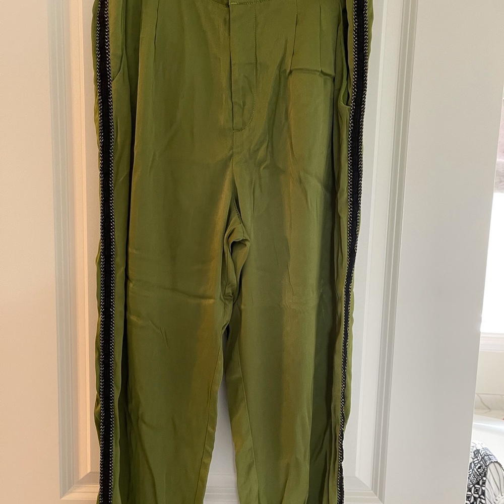 Anthropologie Diandria pleaded joggers back zipper - Picture 6 of 6